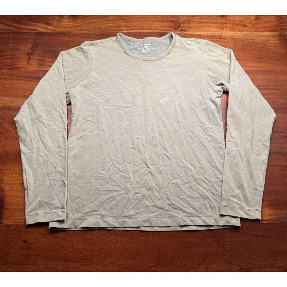Patagonia Mainstay Top Women Sz M Olive Green Long Sleeve Hiking Casual T-Shirt